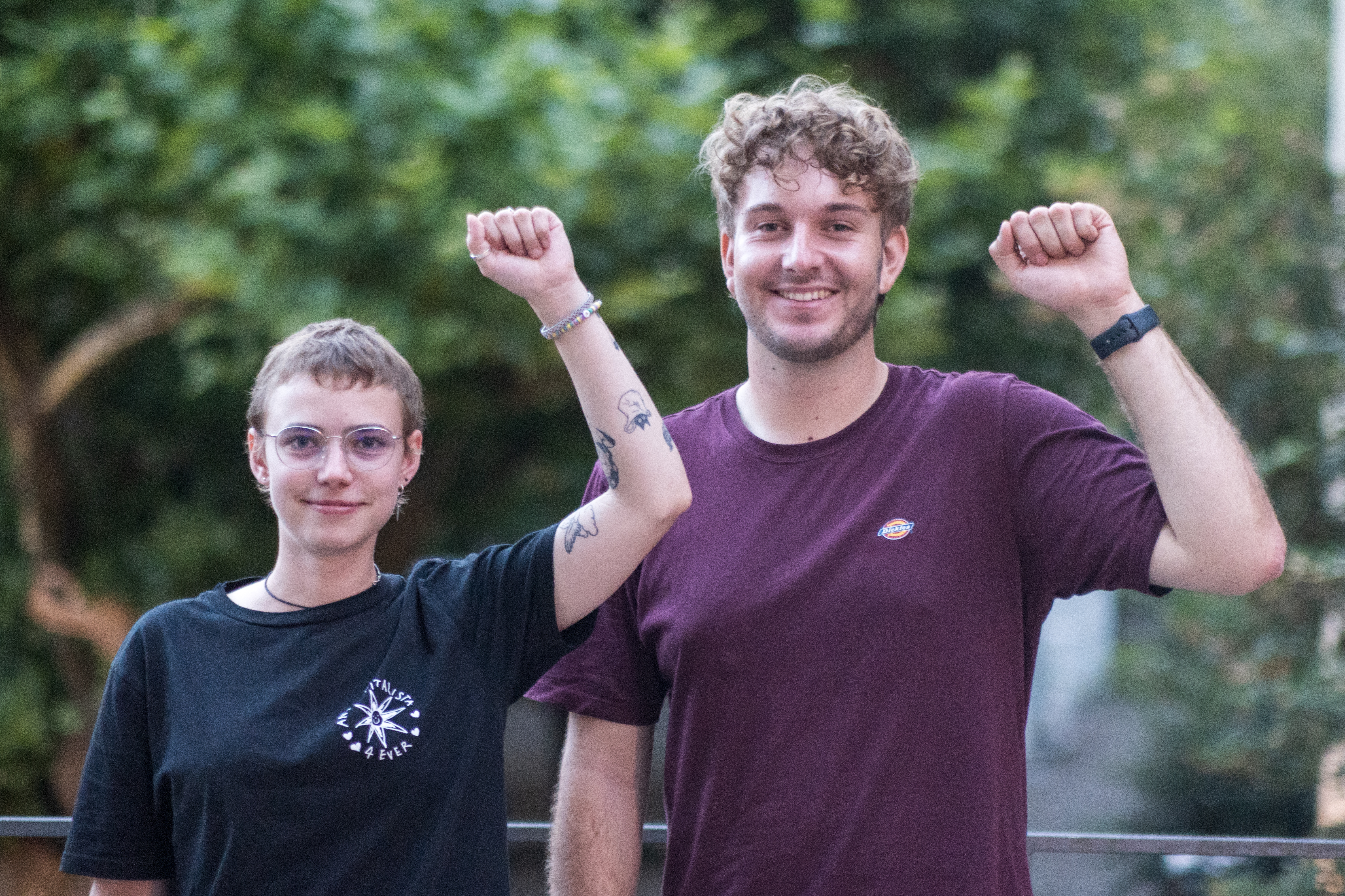 Léonie Schubiger (sie) und Rui Bechtold (er)